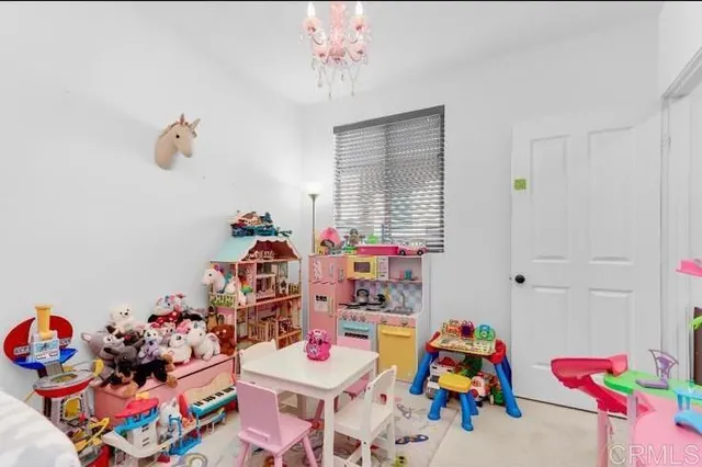 a view of a sign in a white building