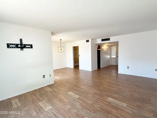 wooden floor in an empty room
