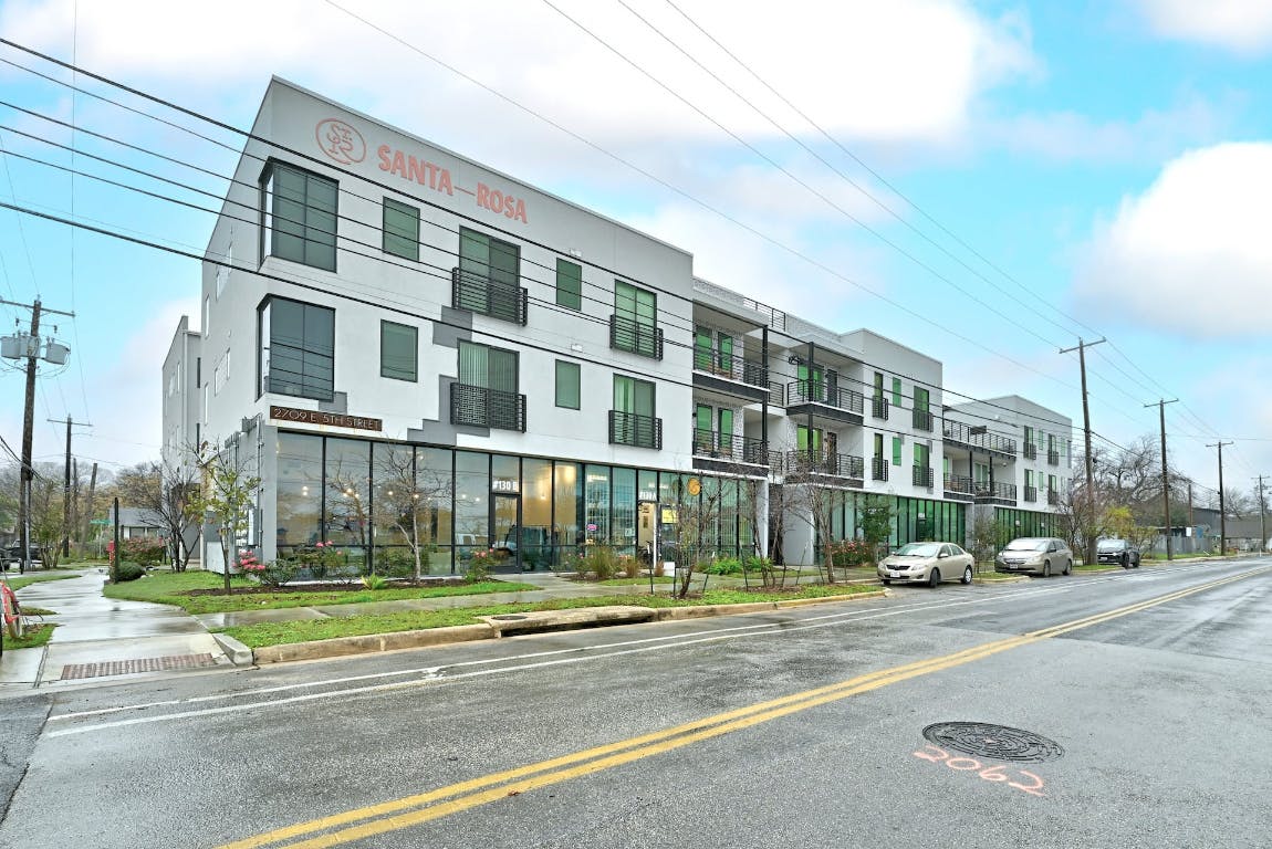 2709 East 5th Street, Unit 1303 Austin, TX 78702 - Photo 2 of 18 a view of a building with a street