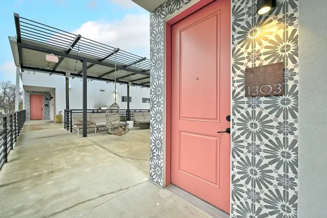 a view of a indoor garage