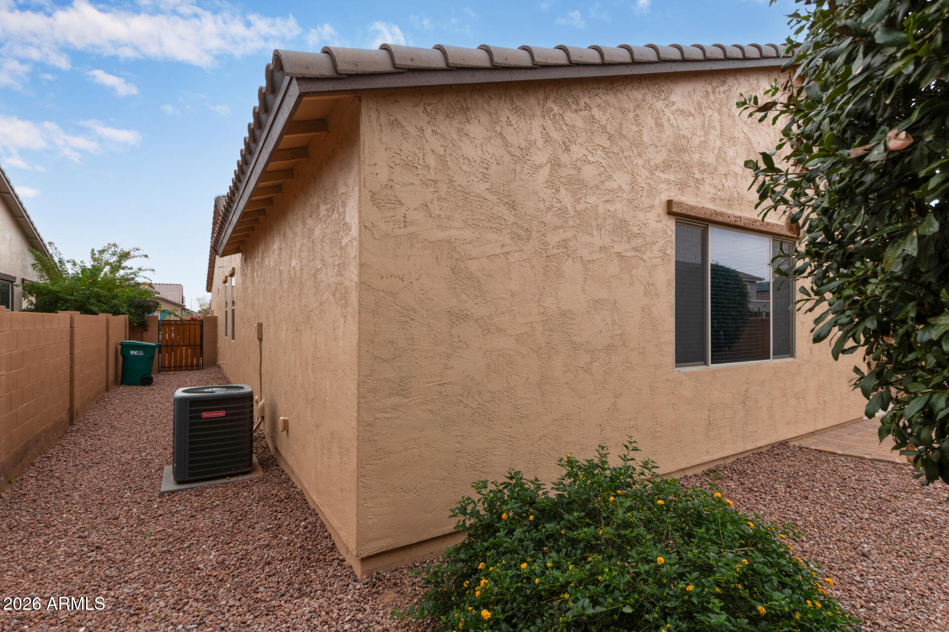 41334 West Rio Bravo Drive Maricopa, AZ 85138 - Photo 38 of 43 a backyard of a house with lots of green space