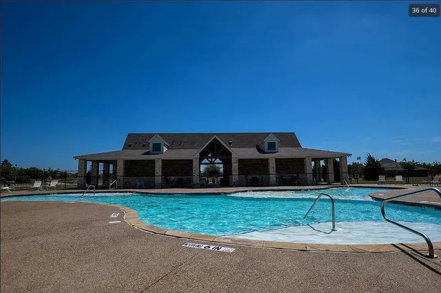 a view of outdoor space with seating area
