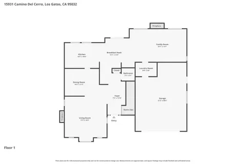 $3,699,950 | 15931 Camino Del Cerro, Los Gatos, CA 95032