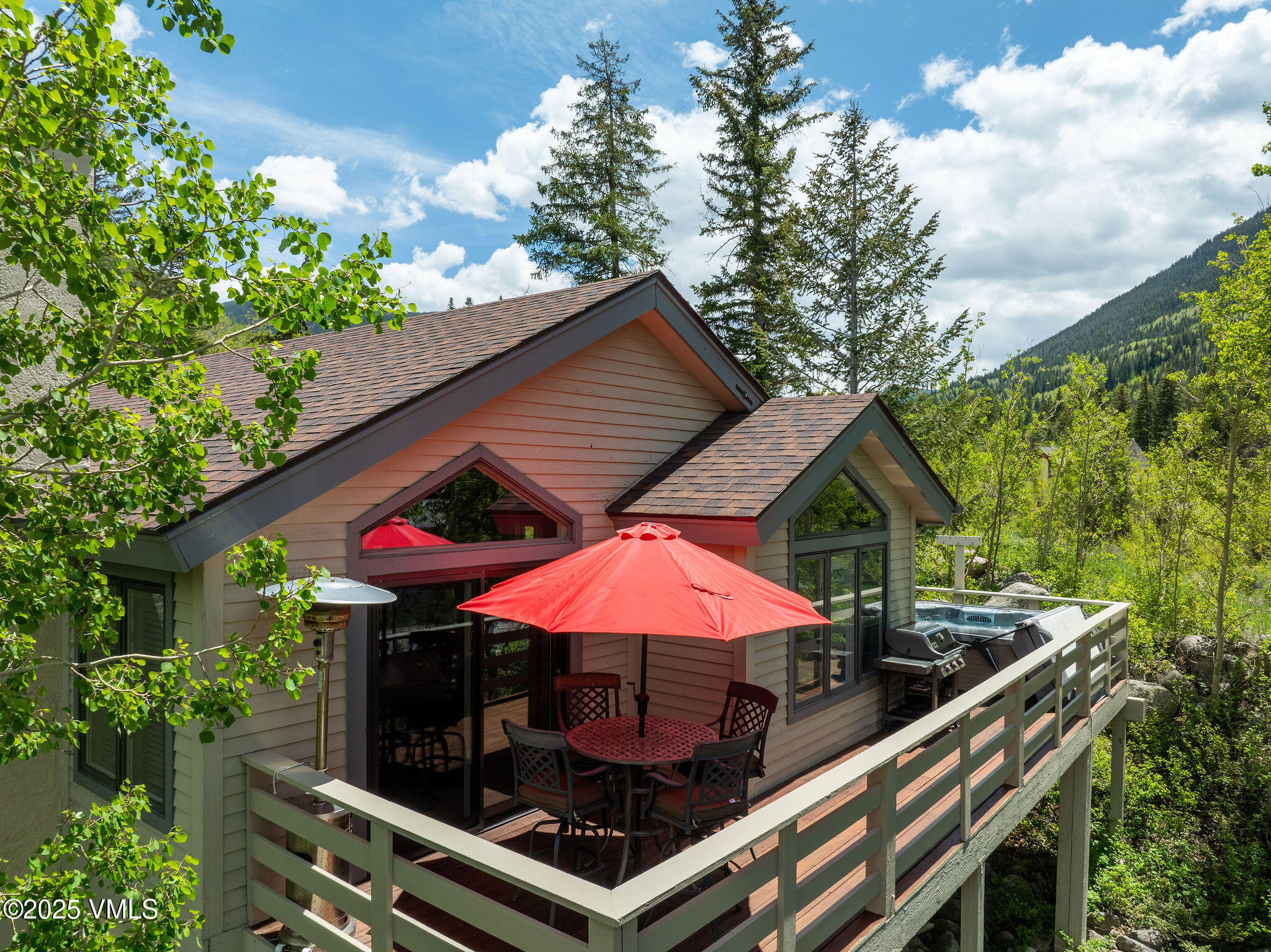 4515 Big Horn Road, Unit H Vail, CO 81657 - Photo 6 of 28 4515_bighorn_park_H_aerial_b