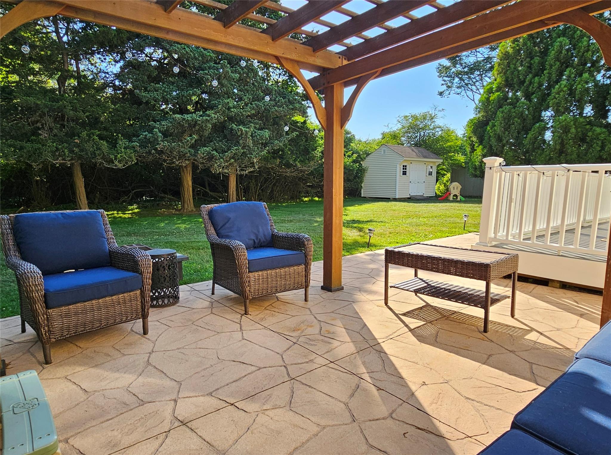 3650 Bay Shore Road Greenport, NY 11944 - Photo 14 of 30 A Charmer Craftsman Pergola For Coffee Or Cocktails