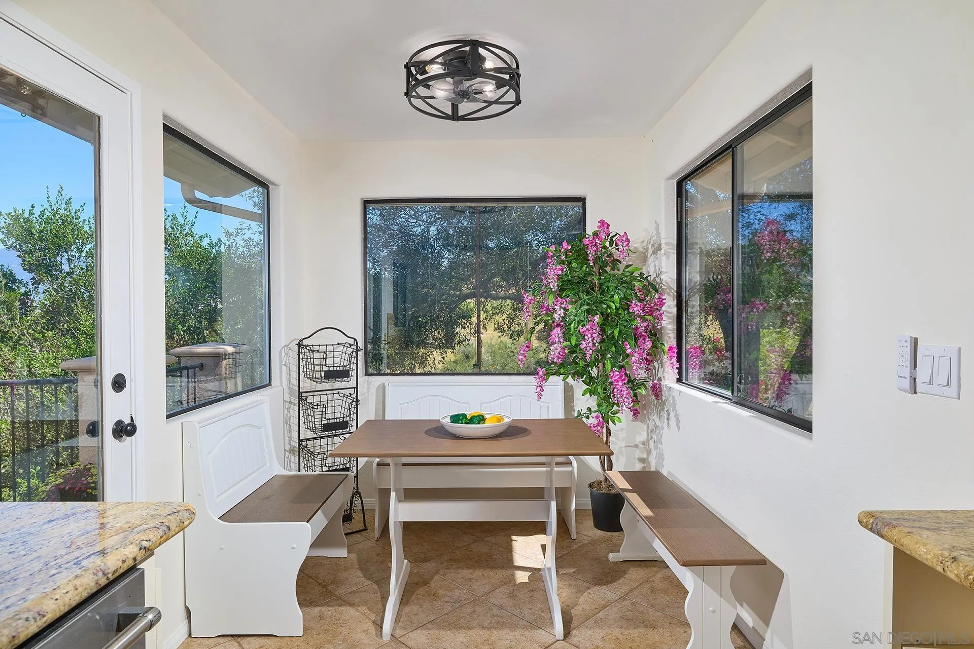 13588 McNally Road Valley Center, CA 92082 - Photo 20 of 43 a view of a dining room with furniture window and outside view