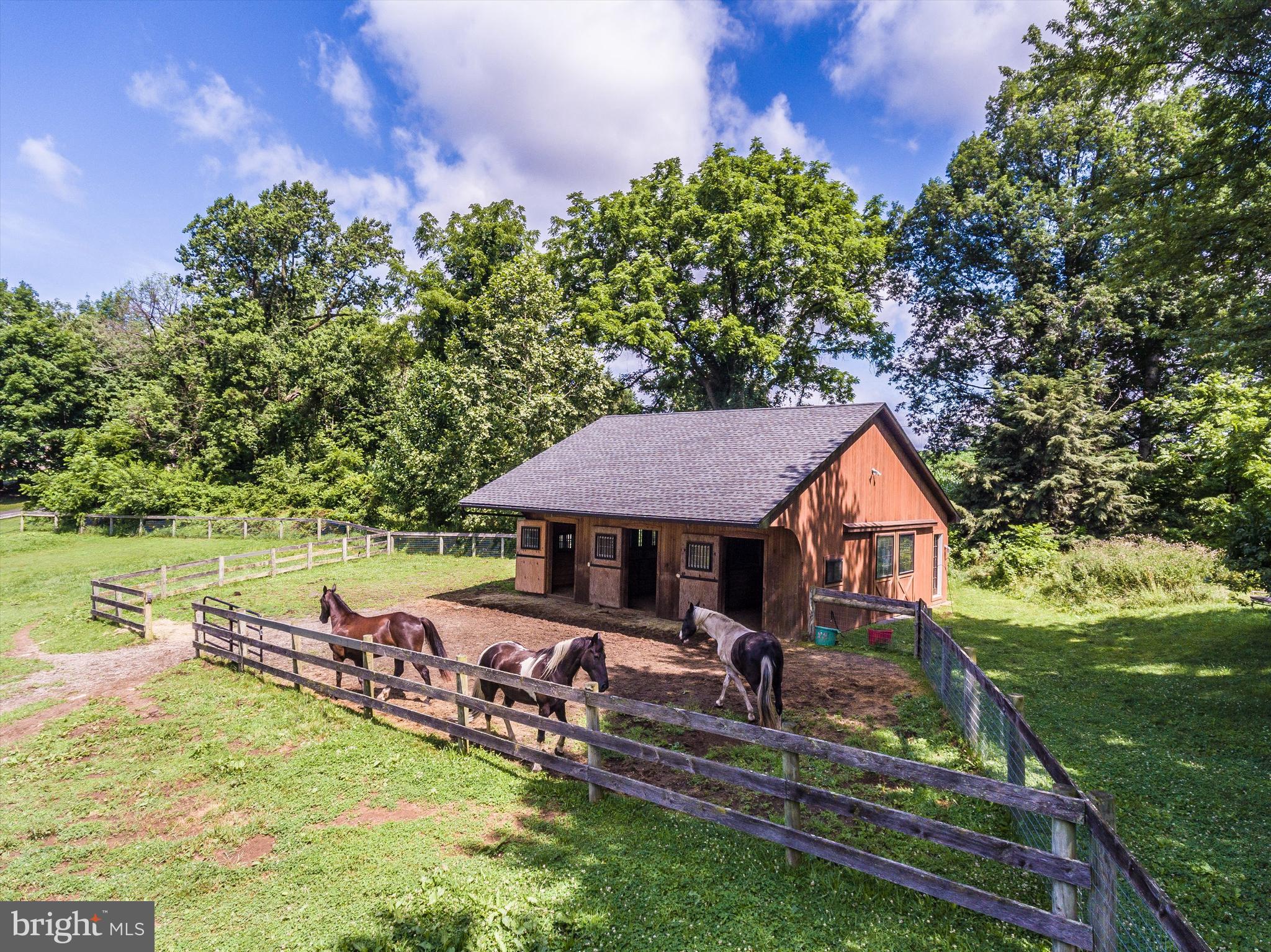 329 Isabella Road Elverson, PA 19520 - Photo 6 of 73 Barn with fenced paddock