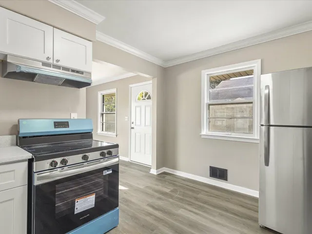 a view of an empty room