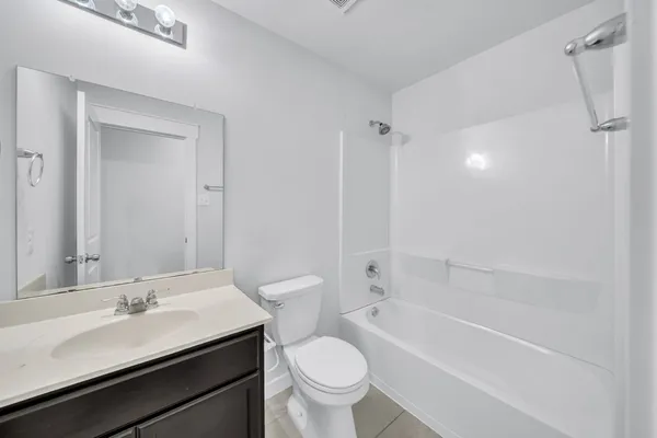 a view of small space with racks on the wall