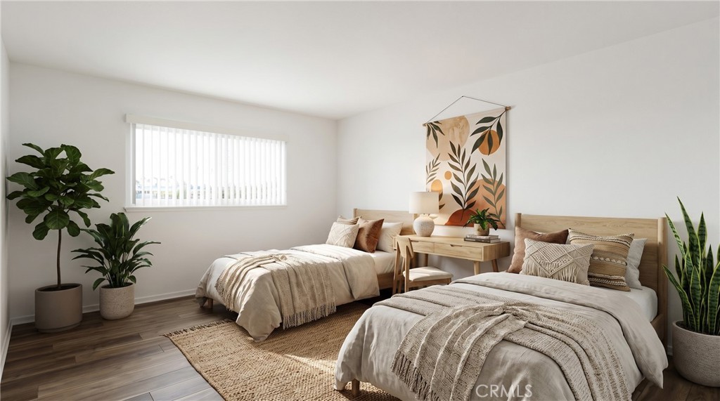 2010 Associated Road, Unit 7 Fullerton, CA 92831 - Photo 9 of 20 Digitally staged with Twin/Double beds (approx)
