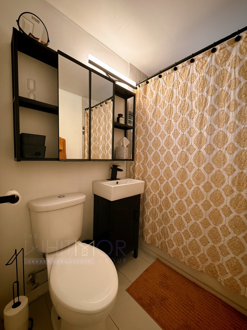 277 West Raye Drive Chicago Heights, IL 60411 - Photo 8 of 12 a bathroom with a toilet a sink and mirror