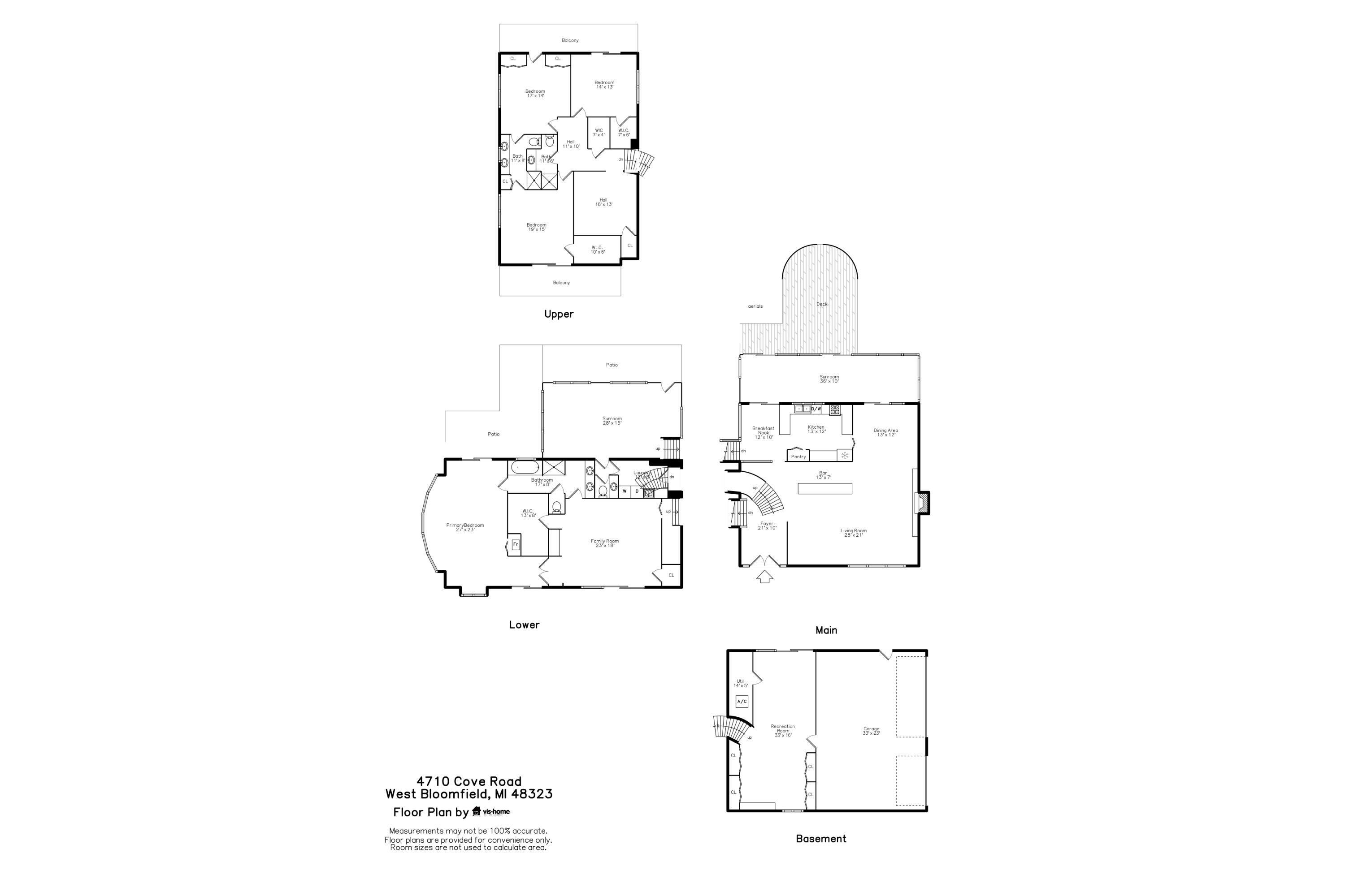 4710 Cove Road West Bloomfield, MI 48323 - Photo 121 of 121 plan_floorhc