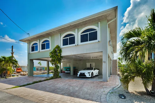 a view of a car garage