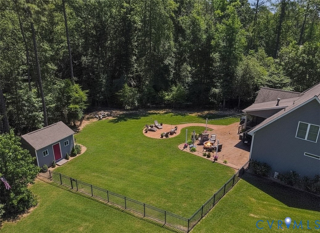 6446 Chestnut Church Road Mechanicsville, VA 23116 - Photo 44 of 49 Expansive green lawn surrounded by mature trees, f