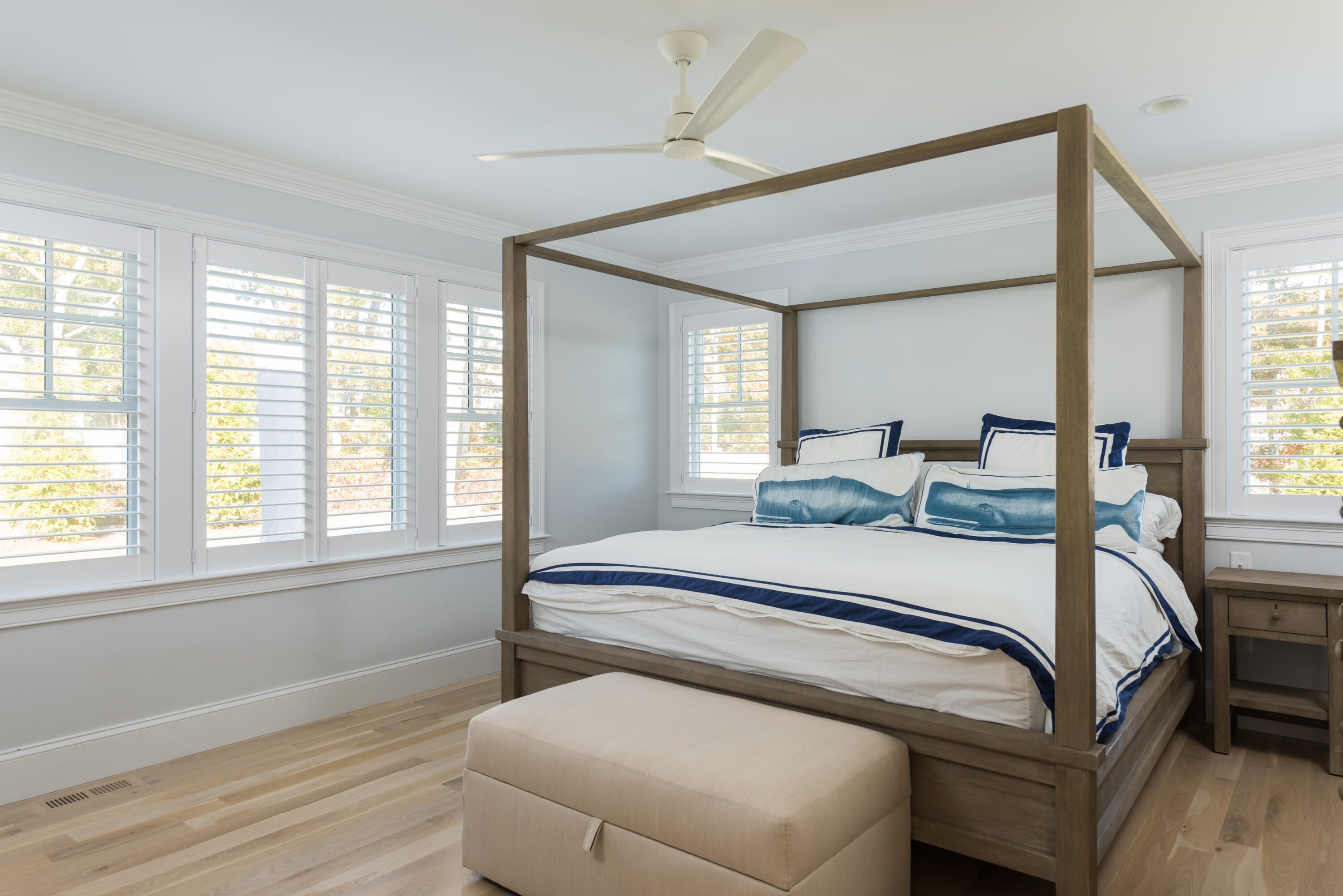 15 Bascom Hollow Harwich, MA 02645 - Photo 23 of 35 a bedroom with a bed and wooden floor