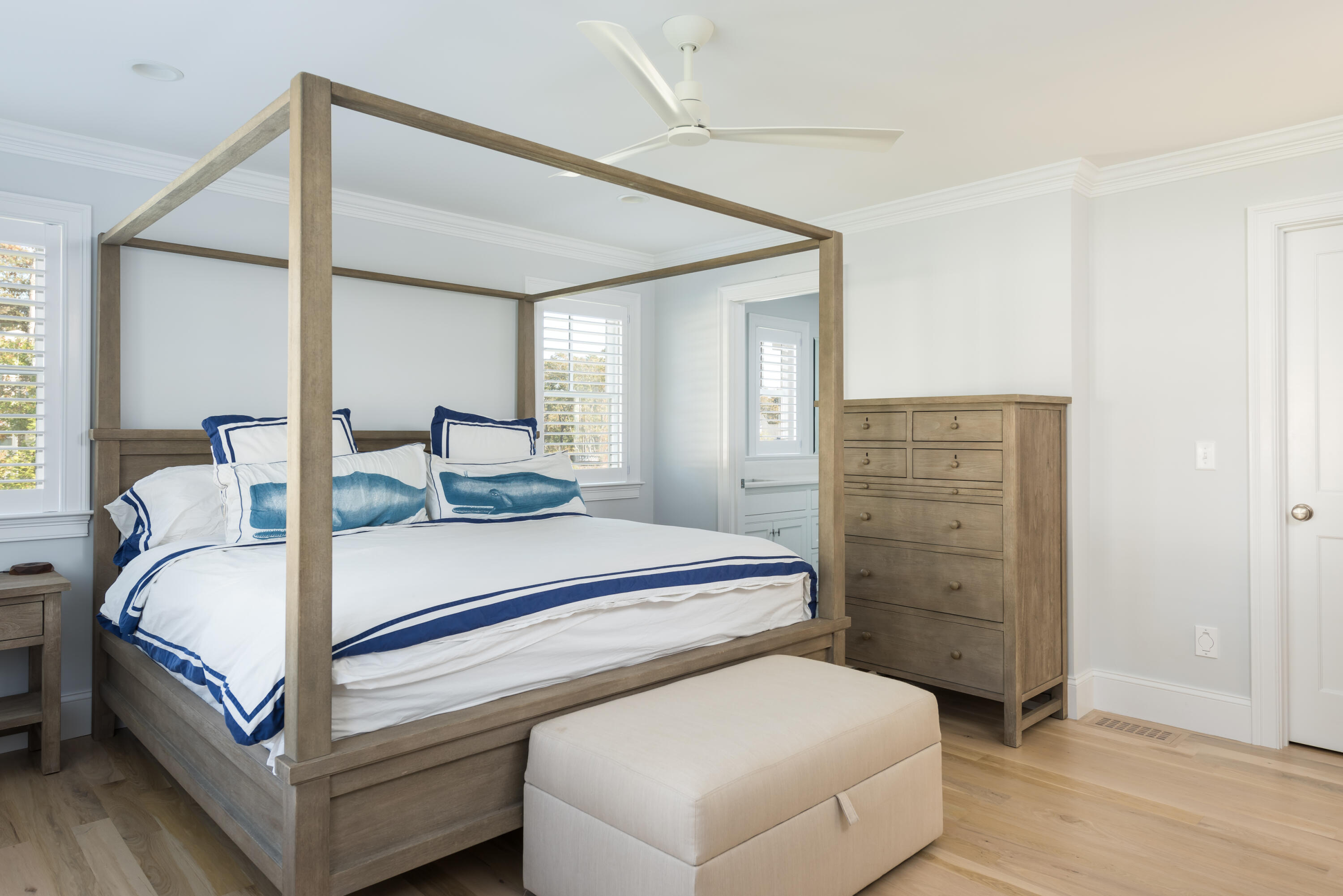 15 Bascom Hollow Harwich, MA 02645 - Photo 24 of 35 a bedroom with a bed and wooden floor