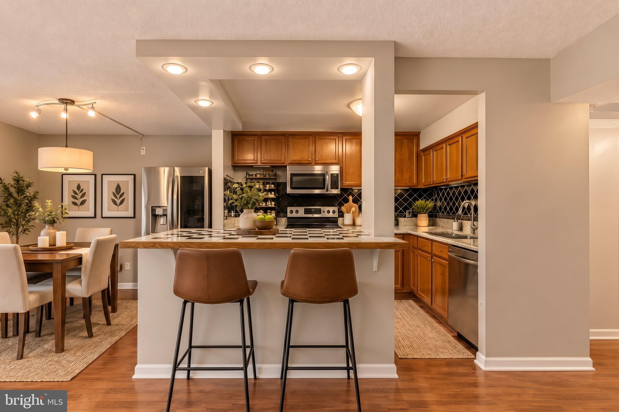 2638 Fort Farnsworth Road, Unit 118 Alexandria, VA 22303 - Photo 12 of 71 Dining Space + Kitchen