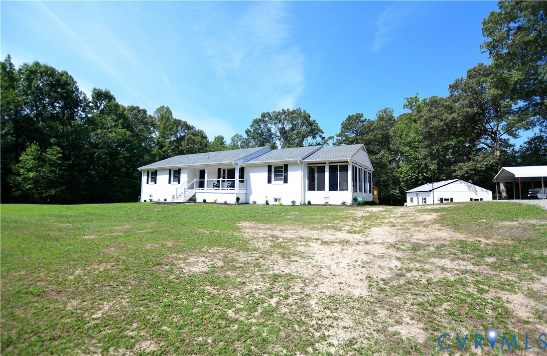 1448 Canterbury Road St. Stephens Church, VA 23148 - Photo 54 of 57 Ranch-style residence featuring a white exterior,