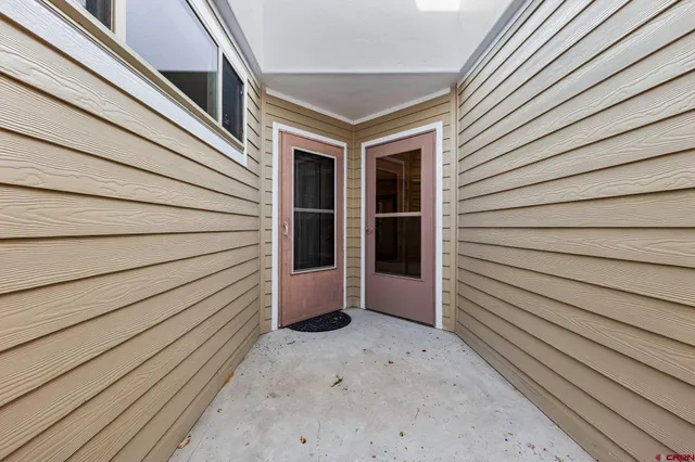 a view of entryway door of the house