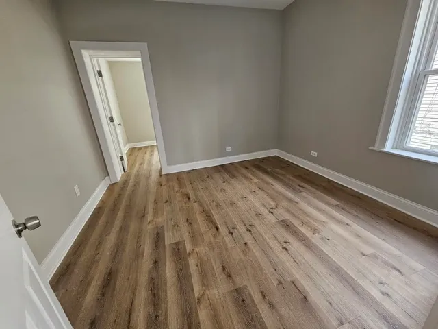 a view of wooden floor in a room