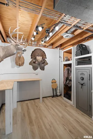 a view of a storage & utility room