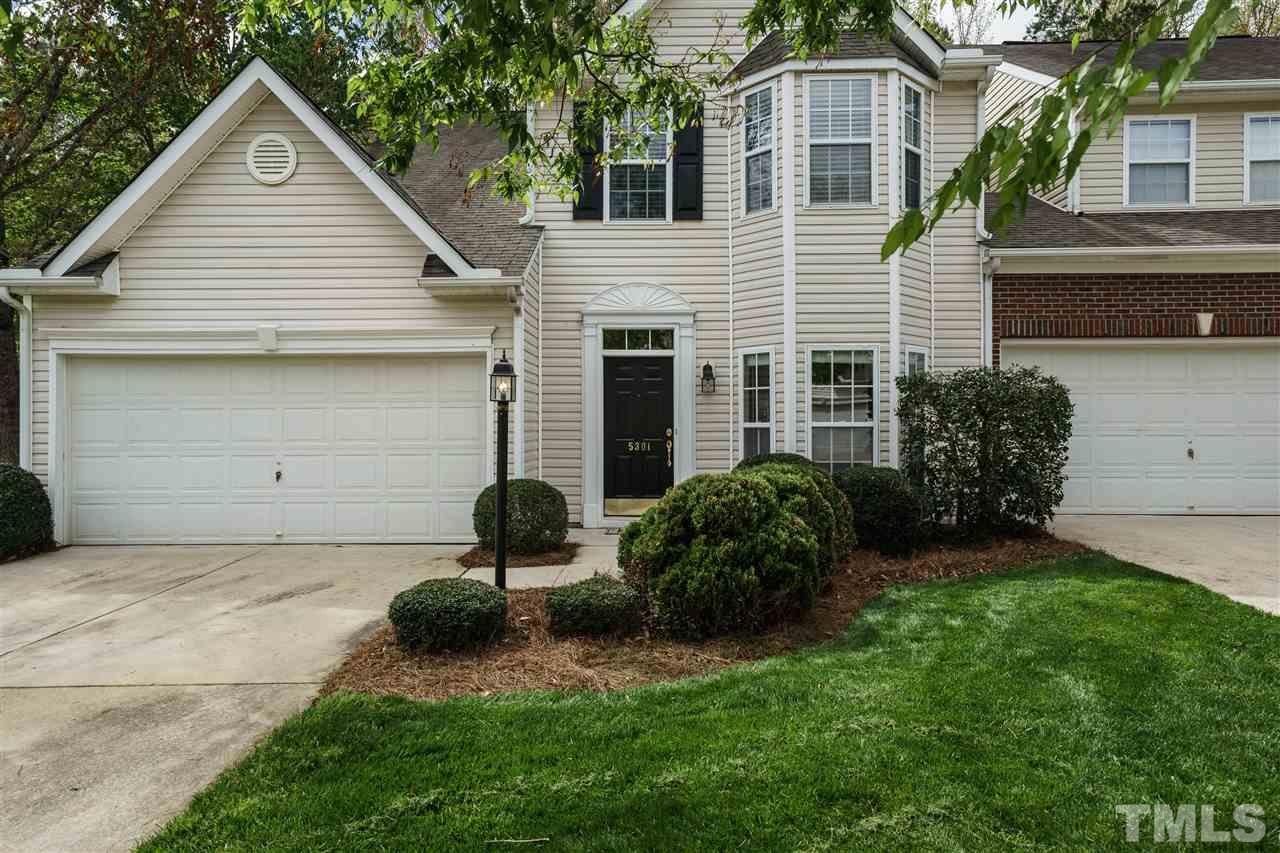 5301 Eolian Court Raleigh, NC 27607 - Photo 2 of 25 Townhome end unit with a 2 Car garage is very hard to find