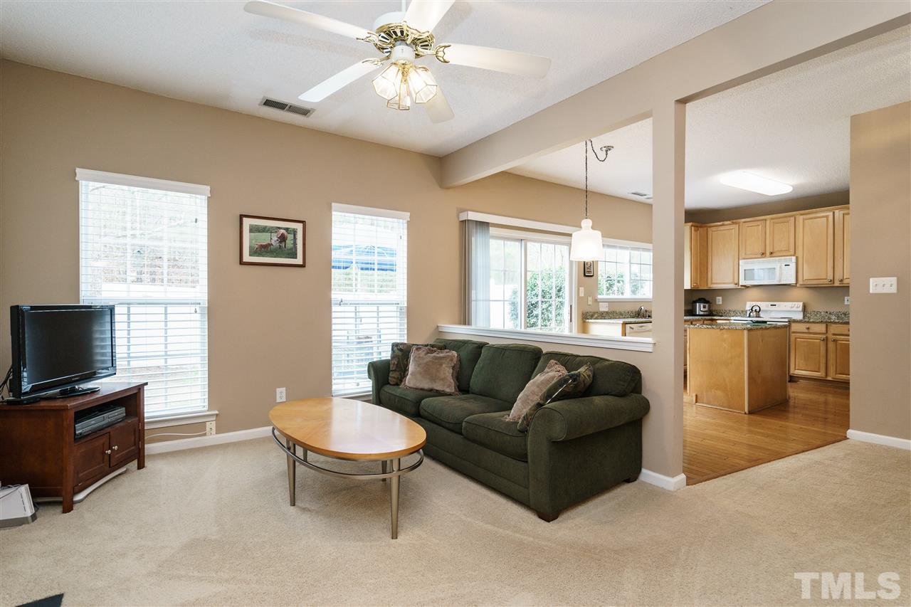 5301 Eolian Court Raleigh, NC 27607 - Photo 11 of 25 Another View of the Family Room looking into the kitchen