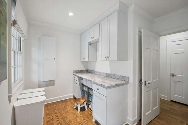 a view of a storage & utility room in a house