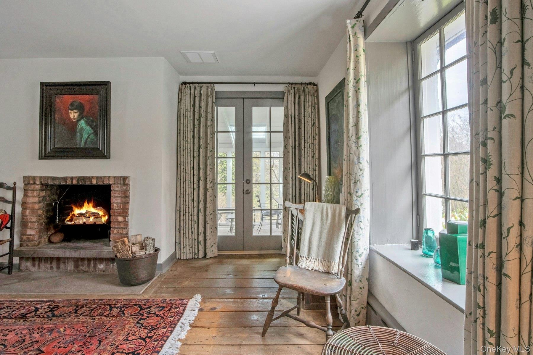 75 Washington Springs Road Palisades, NY 10964 - Photo 18 of 48 a living room with furniture and a fireplace