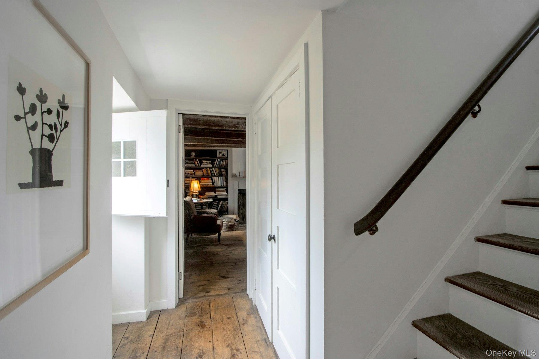 75 Washington Springs Road Palisades, NY 10964 - Photo 28 of 48 a view of a hallway with wooden floor and staircase