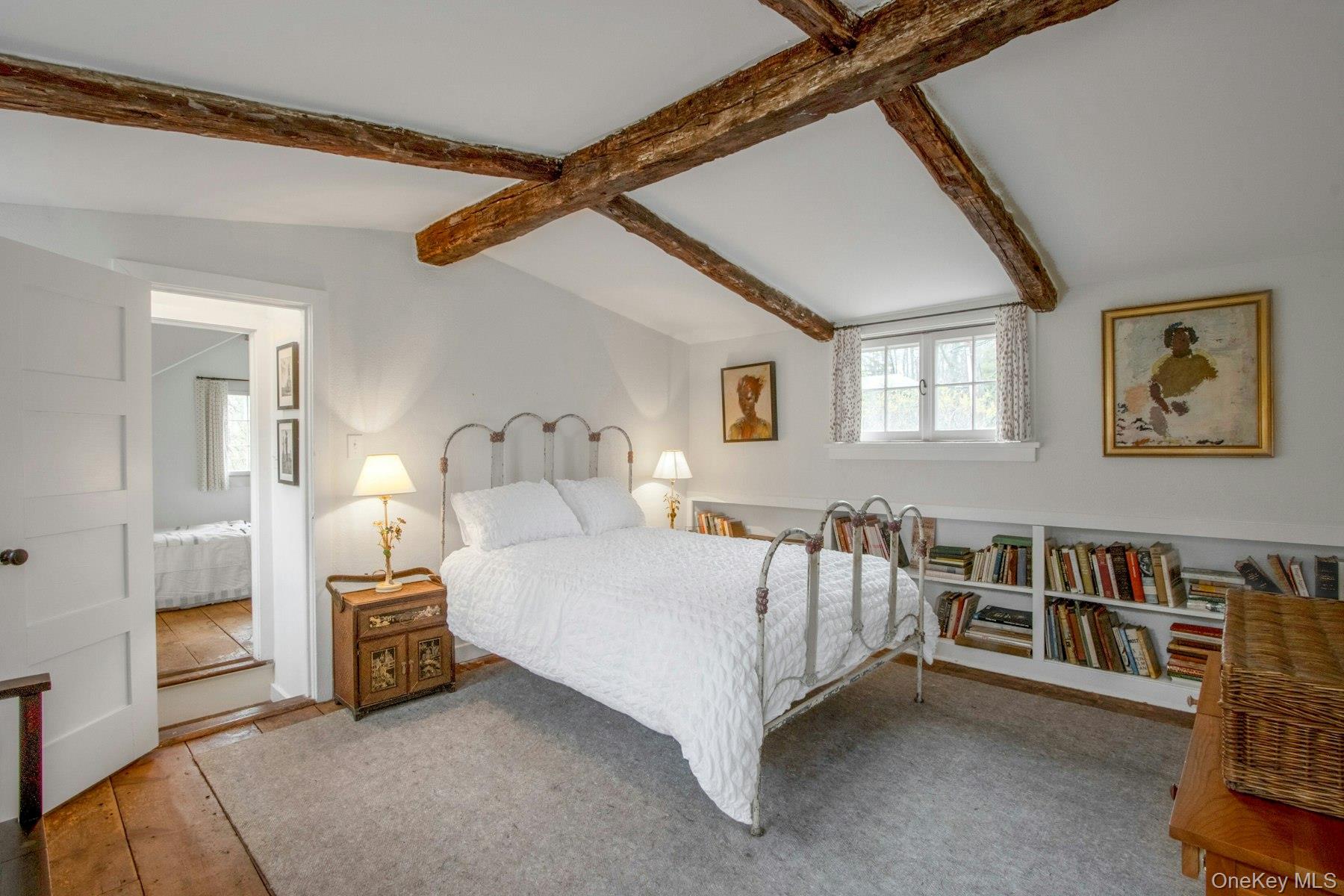 75 Washington Springs Road Palisades, NY 10964 - Photo 32 of 48 a bedroom with bed and a book shelf