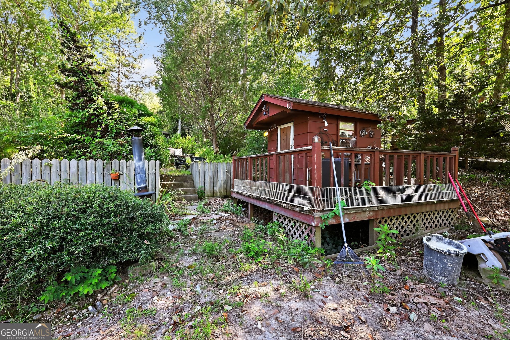 621 Mayes Way Manchester, GA 31816 - Photo 8 of 30 a view of a deck with a yard