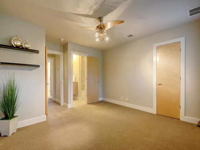 a view of an empty room