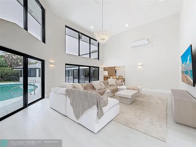 a spacious bedroom with a bed and walk in closet