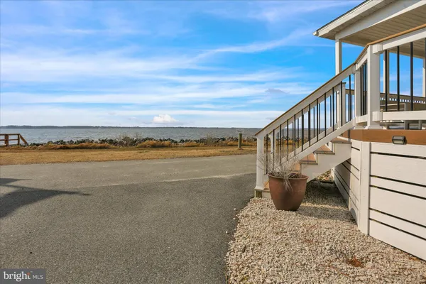 a view of an ocean and beach