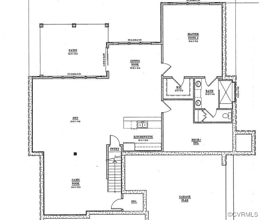 11513 Barrows Ridge Lane Chesterfield, VA 23838 - Photo 49 of 49 Basement Floorplan