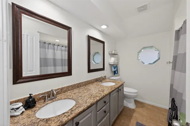 a view of a closet with storage