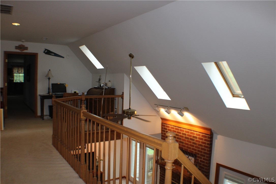8901 Woodpecker Road Chesterfield, VA 23838 - Photo 20 of 46 Hallway upstairs overlooking the expansive great r