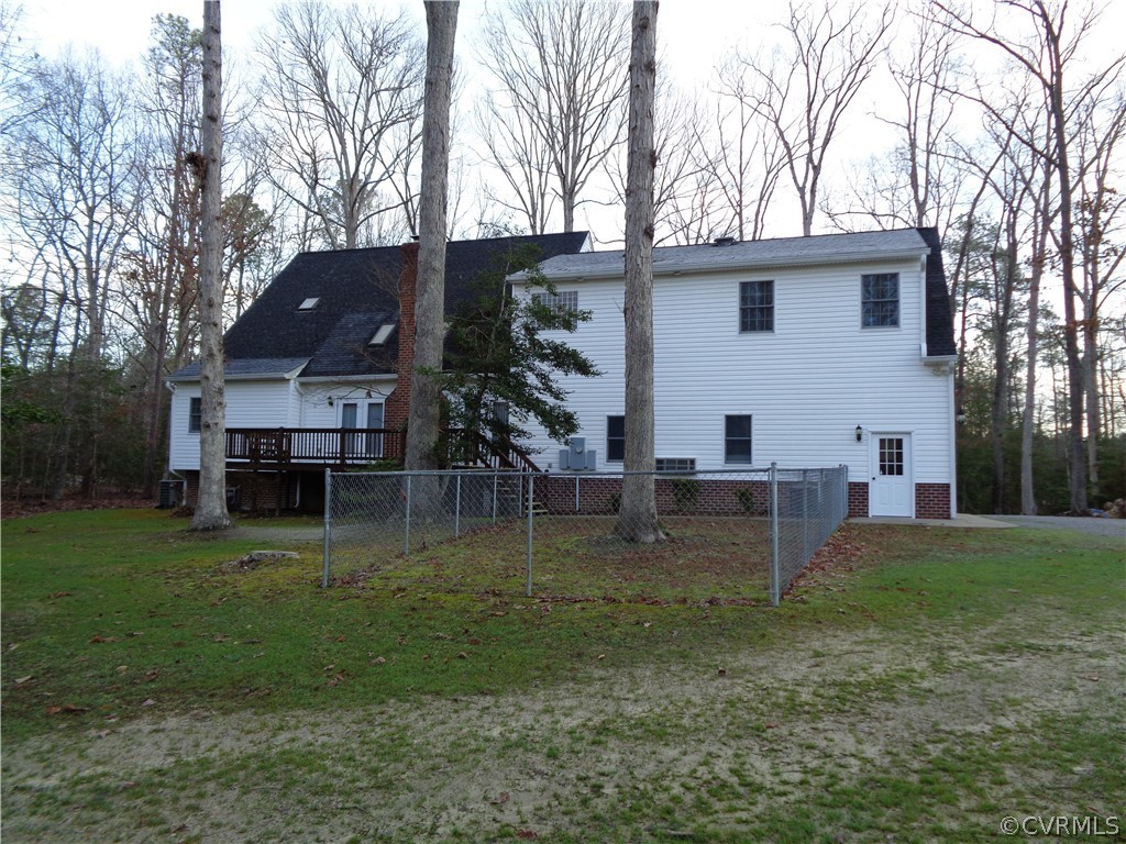 8901 Woodpecker Road Chesterfield, VA 23838 - Photo 39 of 46 Rear view of the beautiful, stately home!