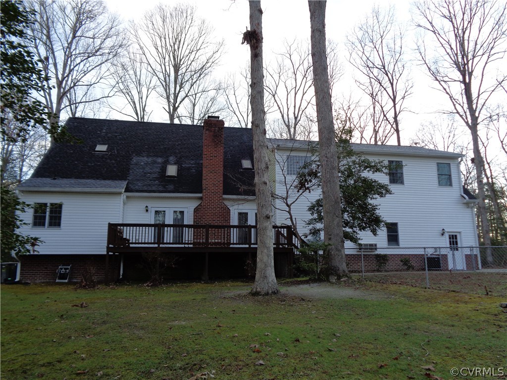 8901 Woodpecker Road Chesterfield, VA 23838 - Photo 40 of 46 Rear view of the beautiful, stately home!