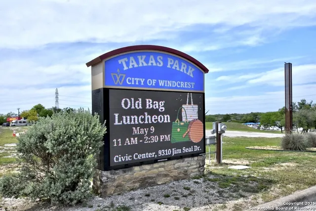 a sign on the side of a road