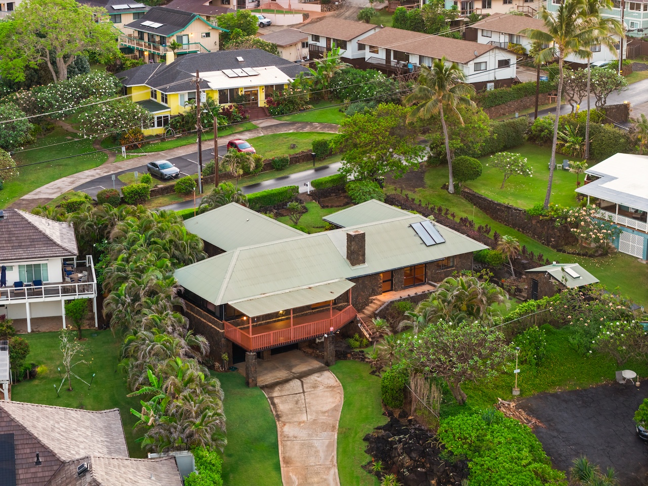 1801 Pe'e Road Koloa, HI 96756 - Photo 25 of 30 an aerial view of multiple houses with yard