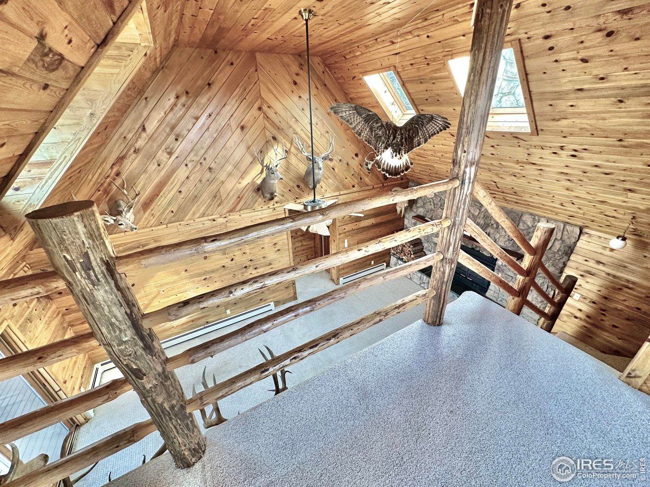 2004 Bonner Springs Ranch Road Laporte, CO 80535 - Photo 14 of 40 View from loft, overlooking the family room!