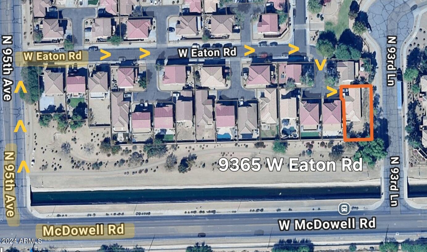 9365 West Eaton Road Phoenix, AZ 85037 - Photo 30 of 30 a view of city with the shops and fruits market