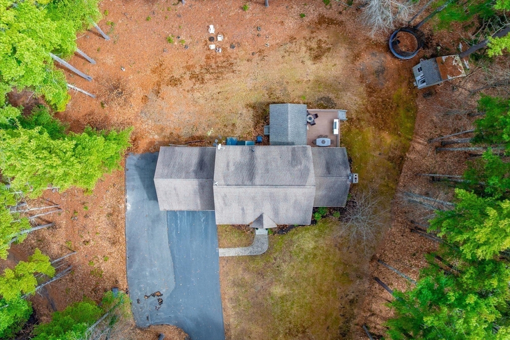 116 Meadow Street Carver, MA 02330 - Photo 38 of 42 an aerial view of residential house with outdoor space