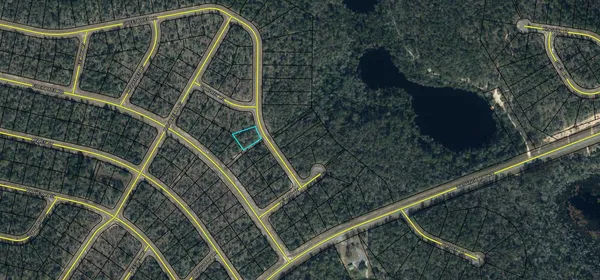 an aerial view of a houses with a lake view