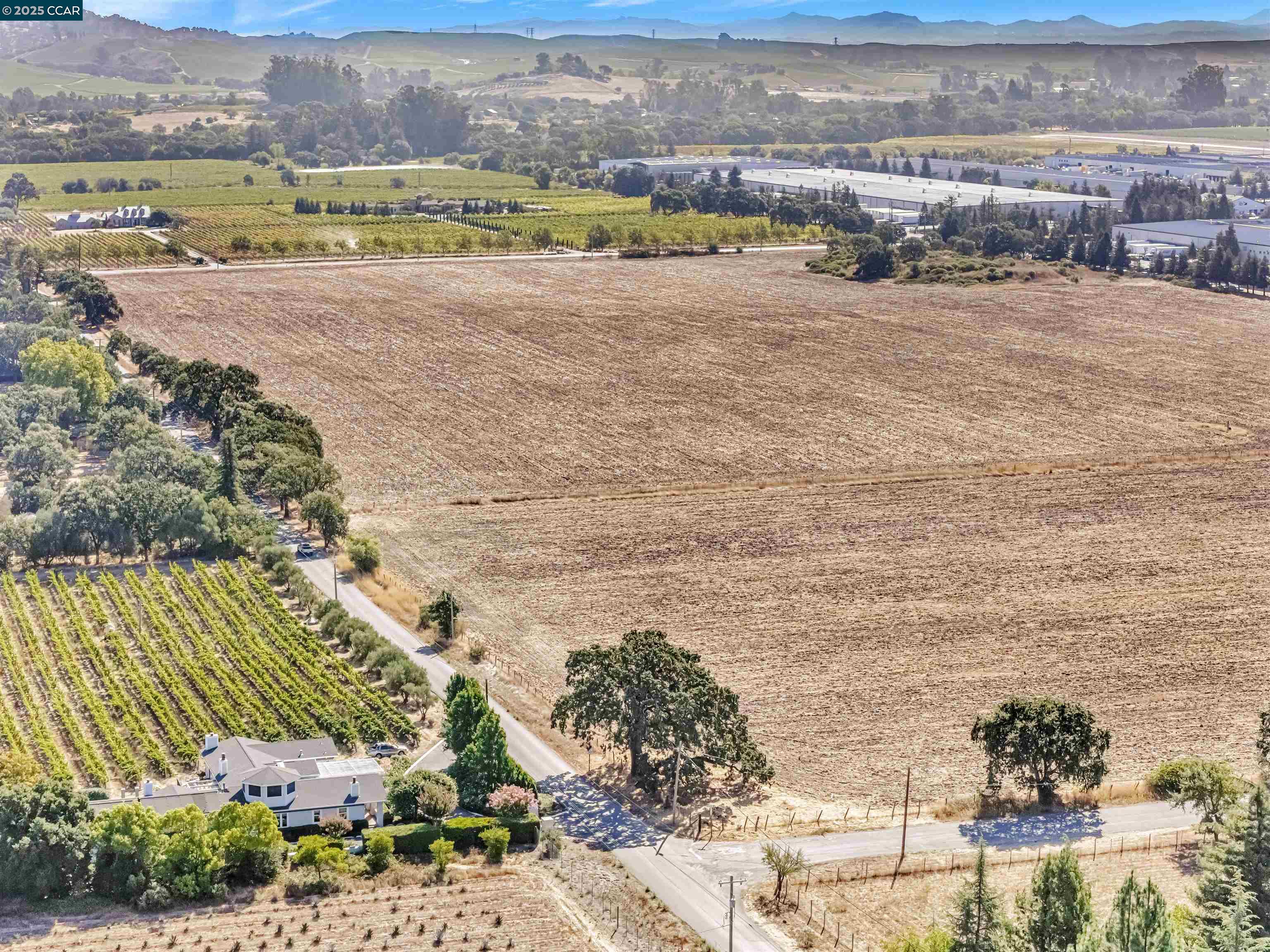 21200 Silva Road Sonoma, CA 95476 - Photo 38 of 41 an aerial view of residential houses with outdoor space