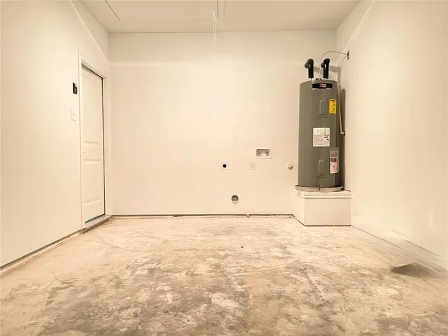 a view of a room with rack on the wall