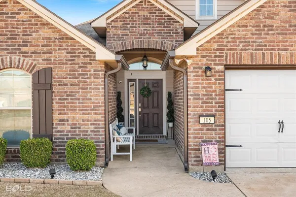 a front view of a building with entryway