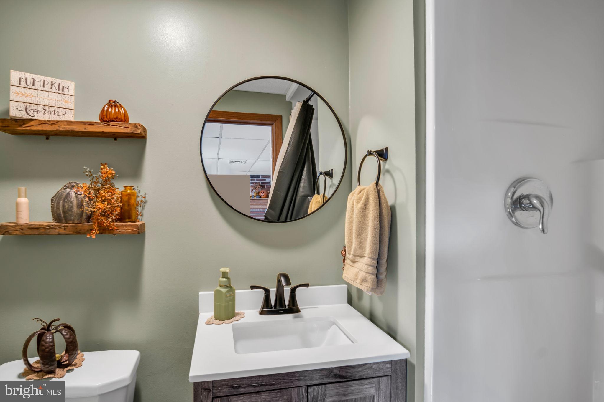 23 Roseglen Road Duncannon, PA 17020 - Photo 21 of 27 a bathroom with a sink and a mirror